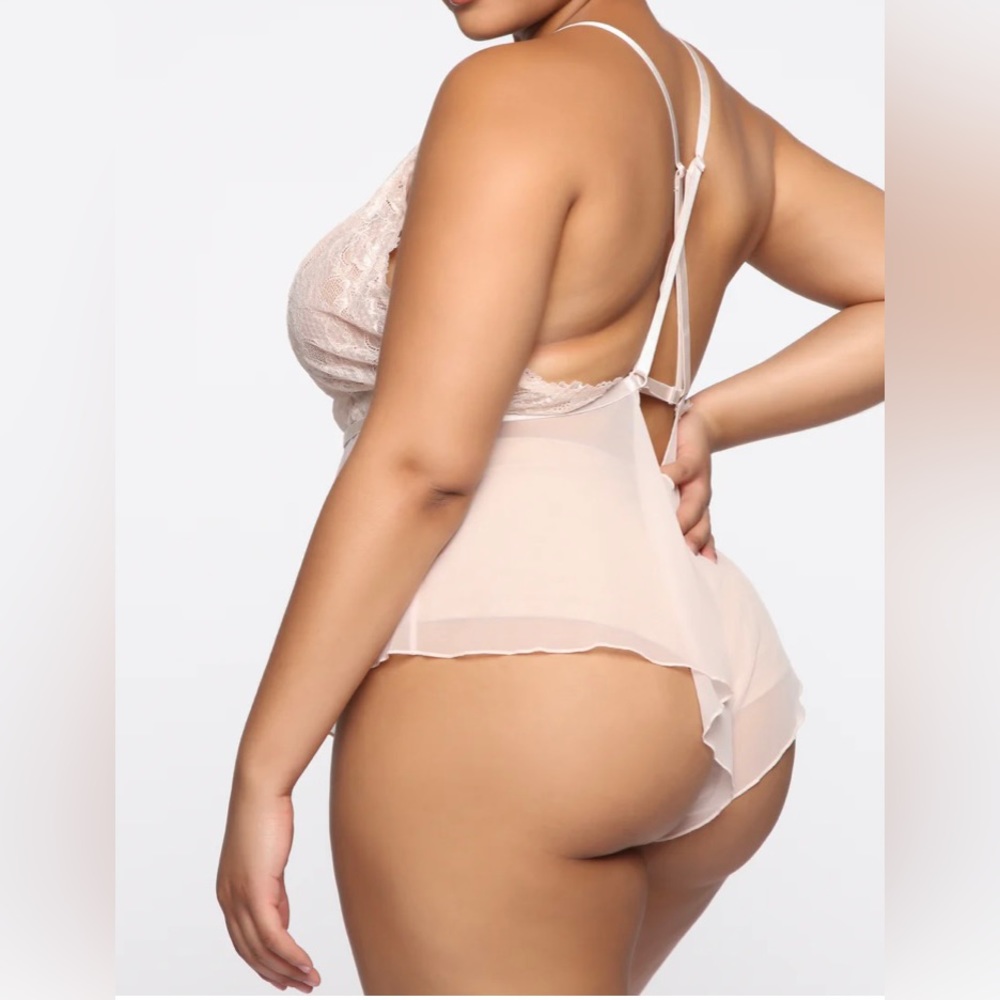 Lace Me Baby 1 Piece Lingerie - Picture 3 of 3